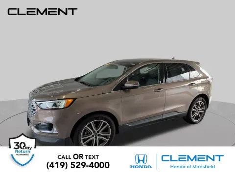 Gray 2019 Ford Edge Titanium for sale in Mansfield, OH