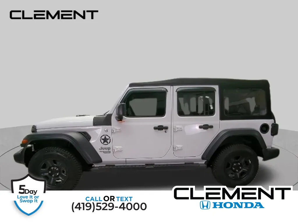 White 2019 Jeep Wrangler Unlimited Sport for sale in Mansfield, OH
