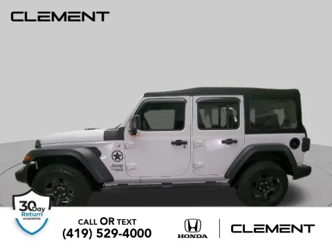 White 2019 Jeep Wrangler Unlimited Sport for sale in Mansfield, OH