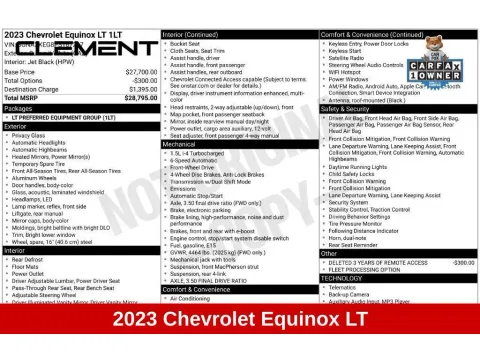 More photos of 2023 Chevrolet Equinox LT at Clement Honda of Mansfield, OH