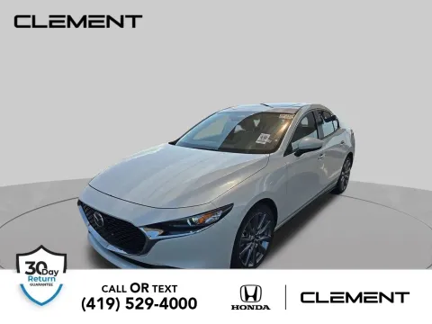 White 2025 Mazda Mazda3 2.5 S Preferred Package for sale in Mansfield, OH