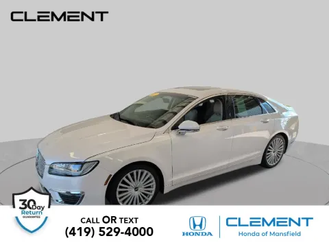 White 2017 Lincoln MKZ Reserve for sale in Mansfield, OH