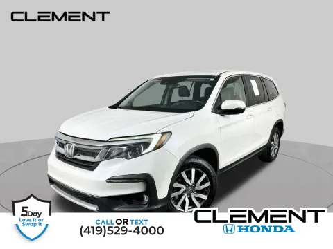 White 2021 Honda Pilot EX-L for sale in Mansfield, OH