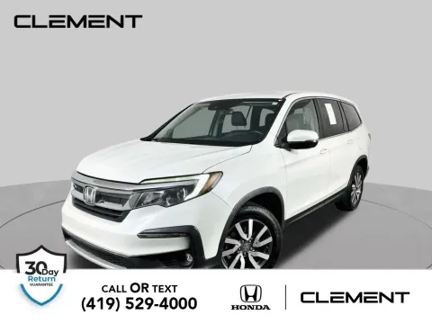 White 2021 Honda Pilot EX-L for sale in Mansfield, OH