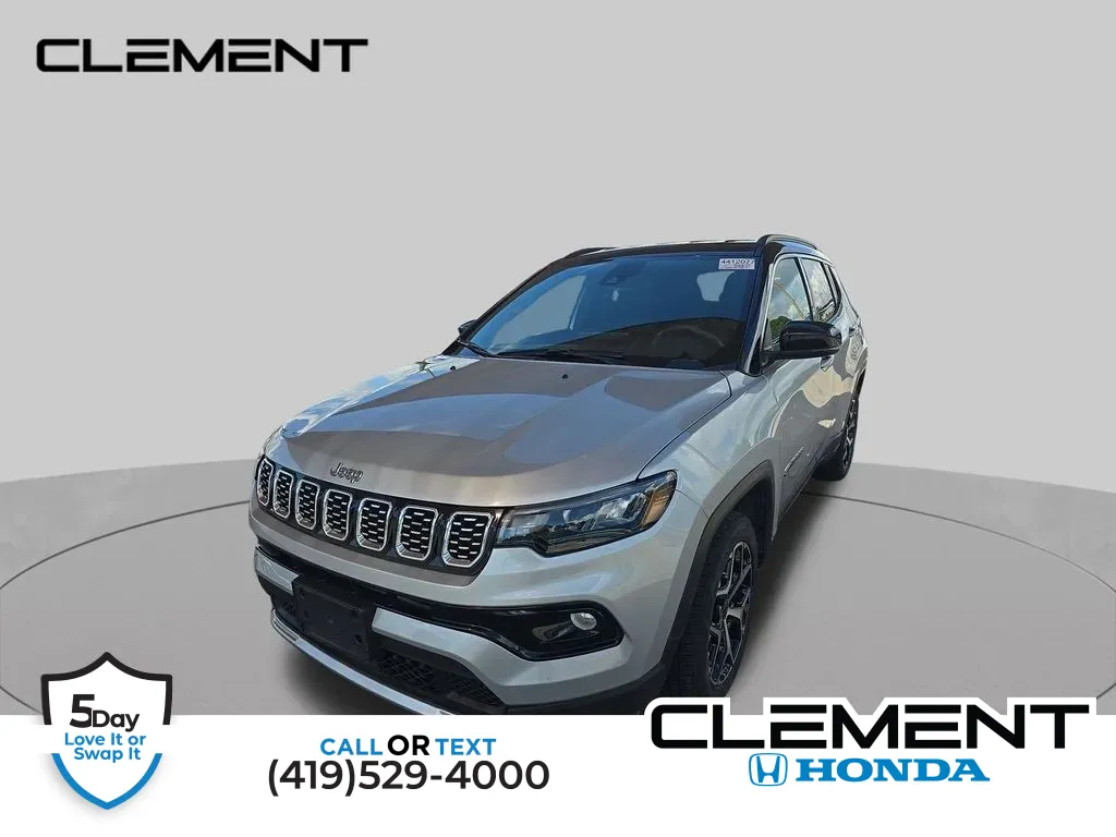 Silver 2025 Jeep Compass Limited for sale in Mansfield, OH