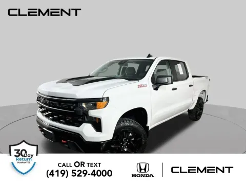 White 2025 Chevrolet Silverado 1500 Custom Trail Boss for sale in Mansfield, OH