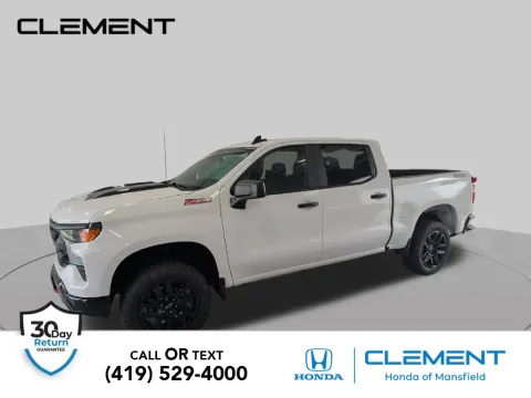 White 2025 Chevrolet Silverado 1500 Custom Trail Boss for sale in Mansfield, OH