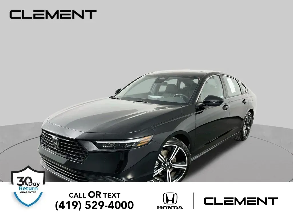 Black 2024 Honda Accord Hybrid Sport for sale in Mansfield, OH
