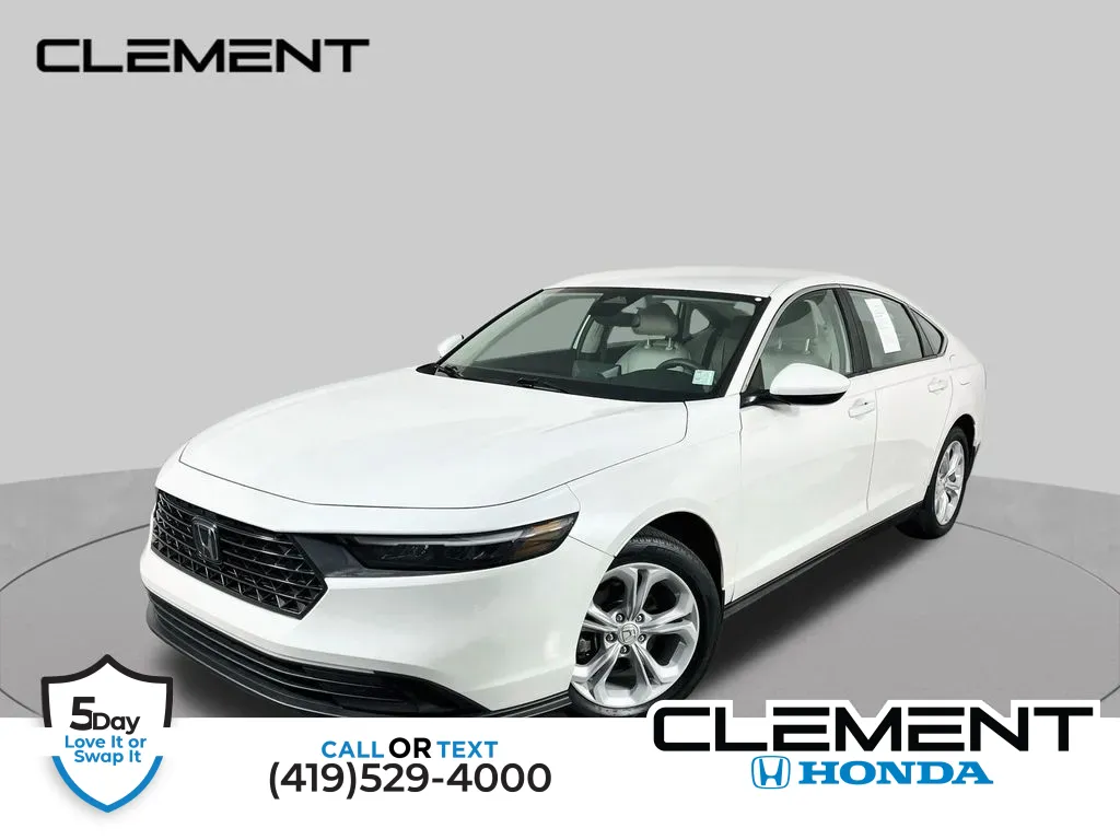 White 2024 Honda Accord LX for sale in Mansfield, OH