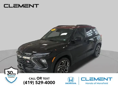 Black 2025 Chevrolet TrailBlazer RS for sale in Mansfield, OH