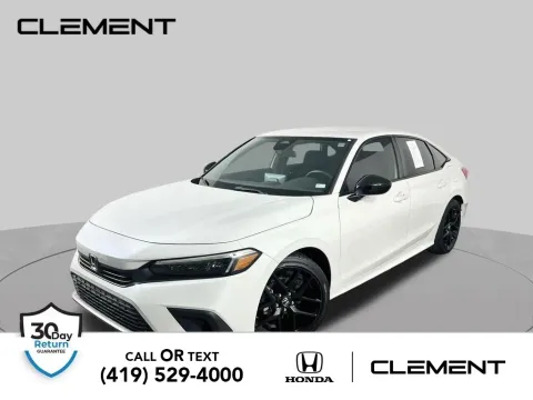 White 2022 Honda Civic Sport for sale in Mansfield, OH