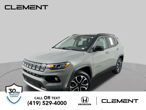 Gray 2022 Jeep Compass Limited for sale in Mansfield, OH