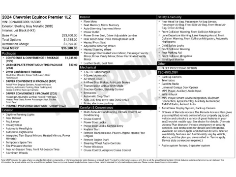 Photos of 2024 Chevrolet Equinox Premier for sale in Mansfield, OH at Clement Honda of Mansfield