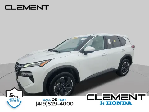 White 2025 Nissan Rogue SV for sale in Mansfield, OH