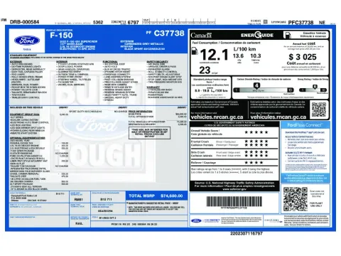 Photos of 2023 Ford F-150 XLT for sale in Mansfield, OH at Clement Honda of Mansfield