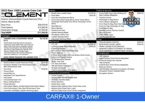 Another view of 2023 Ram 1500 Laramie for sale in Mansfield, OH at Clement Honda of Mansfield