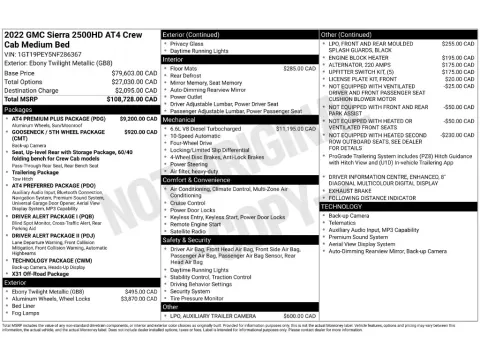 Photos of 2022 GMC Sierra 2500 HD AT4 for sale in Mansfield, OH at Clement Honda of Mansfield