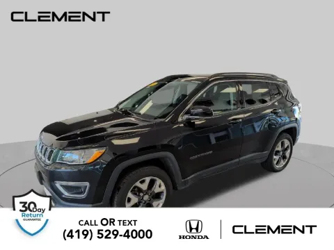 Black 2020 Jeep Compass Limited for sale in Mansfield, OH