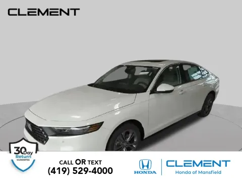 White 2026 Honda Accord Hybrid EX-L for sale in Mansfield, OH