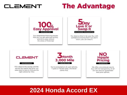 Another view of 2024 Honda Accord EX for sale in Mansfield, OH at Clement Honda of Mansfield