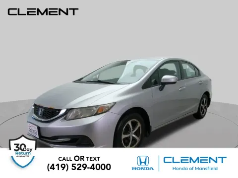 Silver 2015 Honda Civic SE for sale in Mansfield, OH