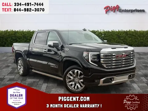 Black 2025 GMC SIERRA 1500 CREW CAB DENALI 4WD for sale in Prattville, AL