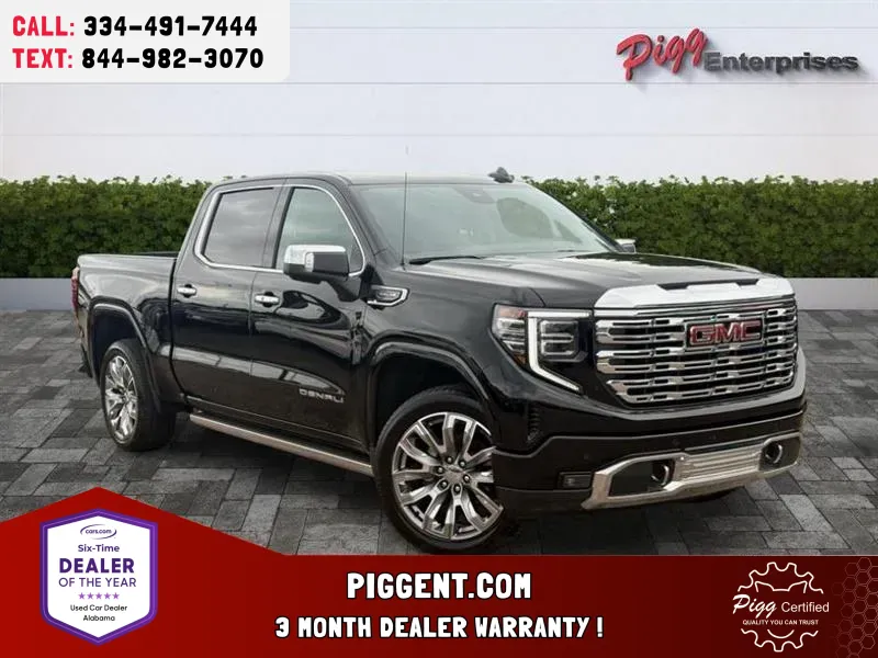 Black 2025 GMC SIERRA 1500 CREW CAB DENALI 4WD for sale in Prattville, AL