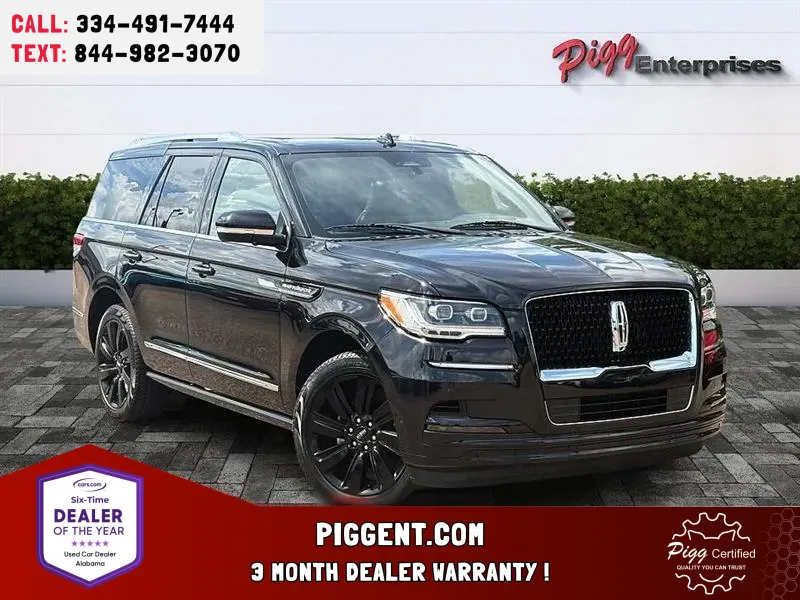 Black 2022 LINCOLN NAVIGATOR RESERVE 4WD for sale in Prattville, AL