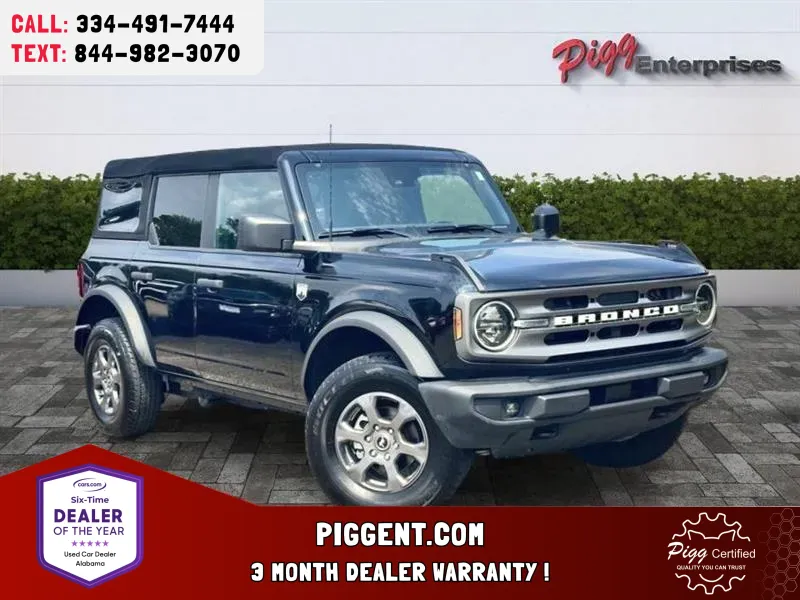 Black 2024 FORD BRONCO BIG BEND 4WD for sale in Prattville, AL