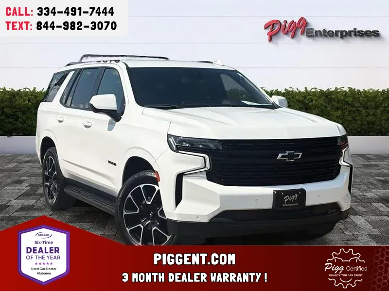 White 2023 CHEVROLET TAHOE RST 4WD for sale in Prattville, AL
