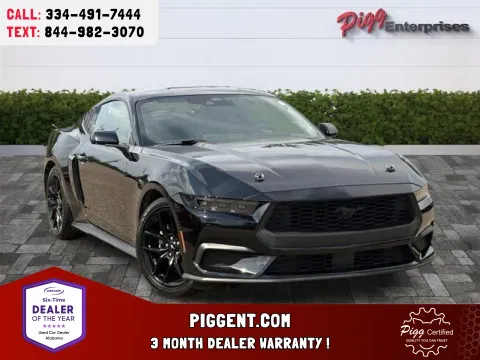Black 2024 FORD MUSTANG ECOBOOST for sale in Prattville, AL