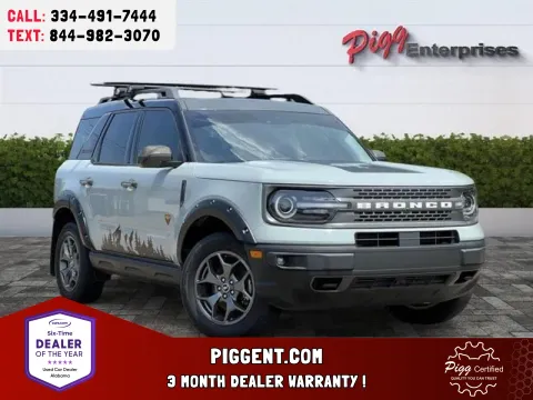 Gray 2021 FORD BRONCO SPORT BADLANDS 4WD for sale in Prattville, AL
