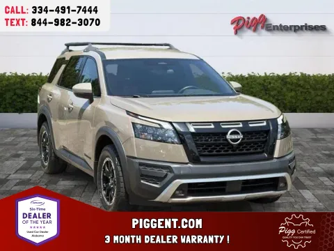 Beige 2023 NISSAN PATHFINDER ROCK CREEK 4WD for sale in Prattville, AL