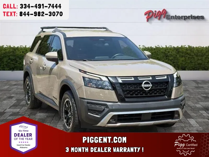 Beige 2023 NISSAN PATHFINDER ROCK CREEK 4WD for sale in Prattville, AL