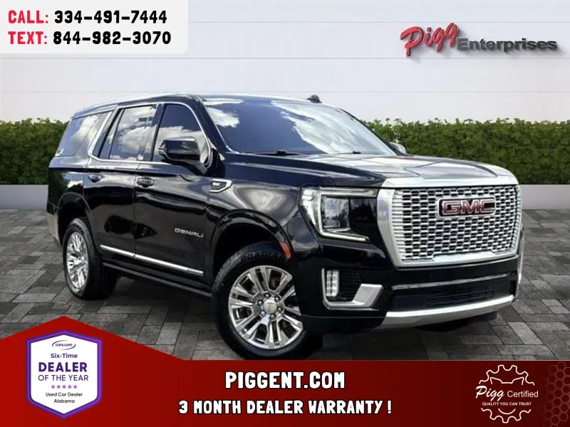 Black 2021 GMC YUKON DENALI 2WD for sale in Prattville, AL