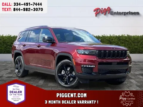 Red 2024 JEEP GRAND CHEROKEE L LIMITED 4WD for sale in Prattville, AL