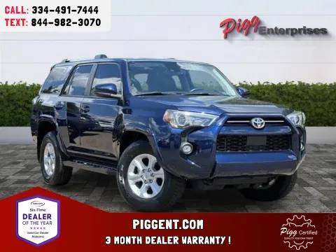 Blue 2022 TOYOTA 4RUNNER SR5 2WD for sale in Prattville, AL