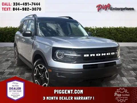 Silver 2023 FORD BRONCO SPORT OUTER BANKS 4WD for sale in Prattville, AL