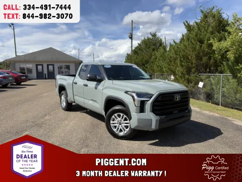 Gray 2024 TOYOTA TUNDRA CREW CAB SR5 4WD for sale in Prattville, AL