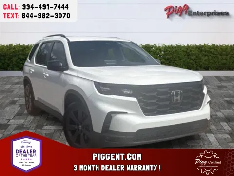 White 2025 HONDA PILOT SPORT AWD for sale in Prattville, AL