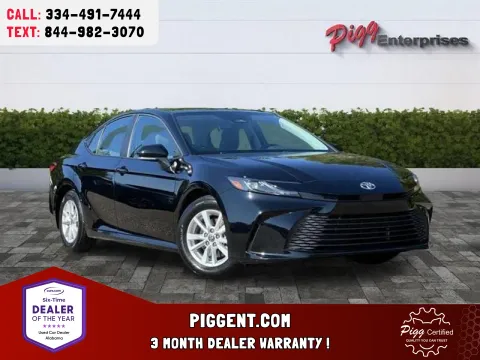Black 2026 TOYOTA CAMRY LE for sale in Prattville, AL