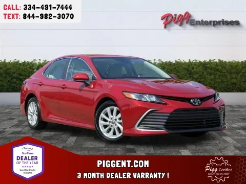 Red 2024 TOYOTA CAMRY LE for sale in Prattville, AL