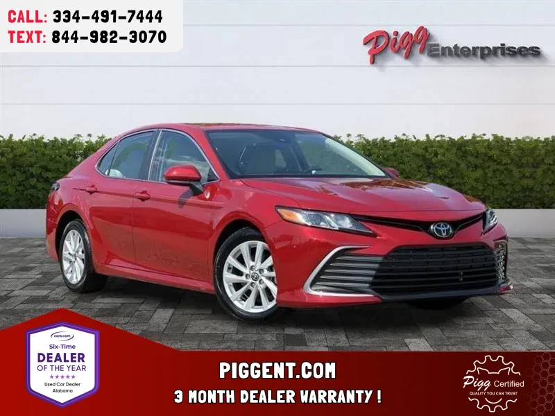 Red 2024 TOYOTA CAMRY LE for sale in Prattville, AL