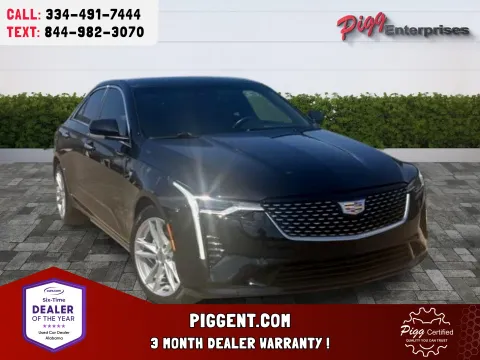 Black 2024 CADILLAC CT4 LUXURY for sale in Prattville, AL