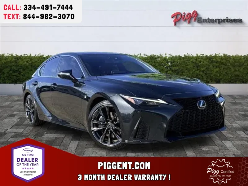 Black 2023 LEXUS IS 350 F SPORT for sale in Prattville, AL