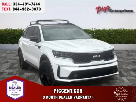 White 2023 KIA SORENTO SX 2WD for sale in Prattville, AL