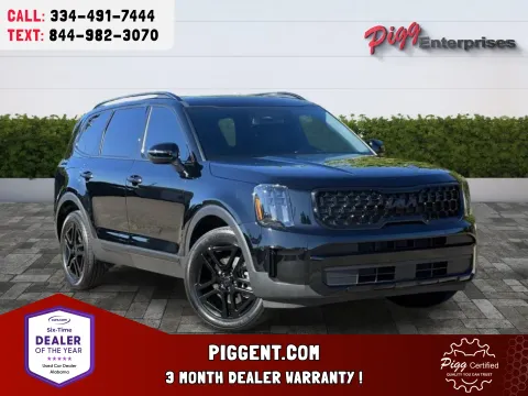 Black 2025 KIA TELLURIDE EX X-LINE AWD for sale in Prattville, AL