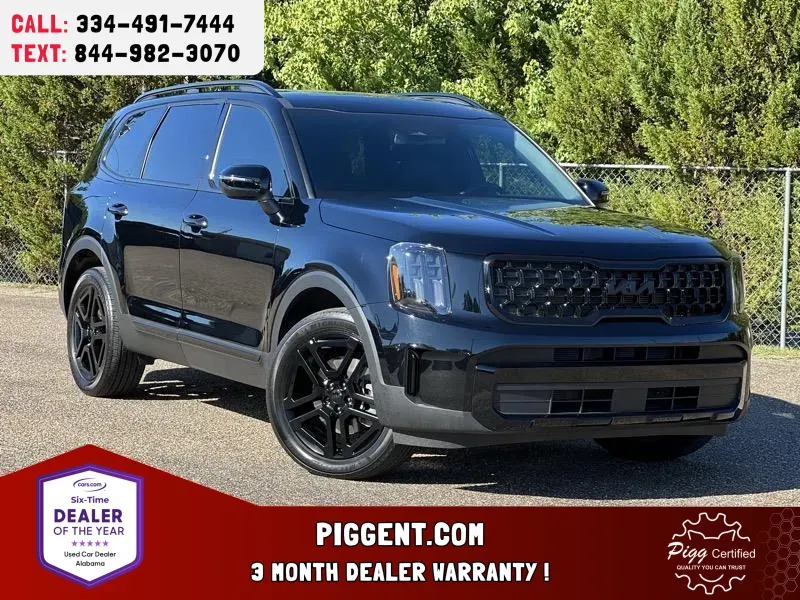 Black 2025 KIA TELLURIDE EX X-LINE AWD for sale in Prattville, AL