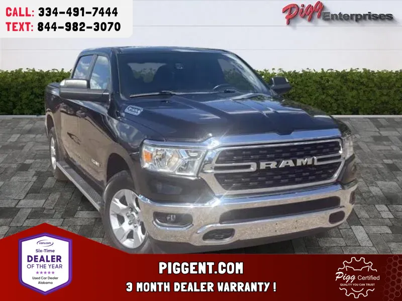 Black 2023 RAM 1500 CREW CAB BIG HORN 2WD for sale in Prattville, AL