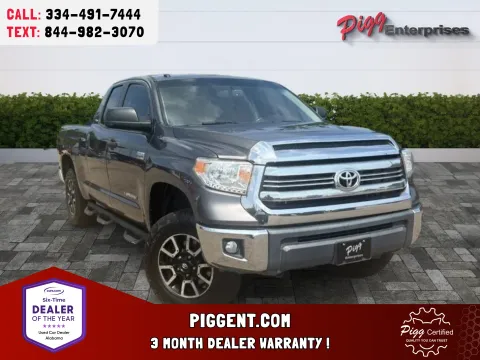 Gray 2017 TOYOTA TUNDRA DOUBLE CAB SR5 4WD for sale in Prattville, AL